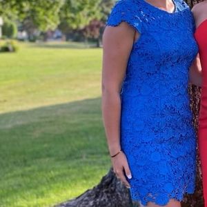 Lulu's Romance Language Backless Dress